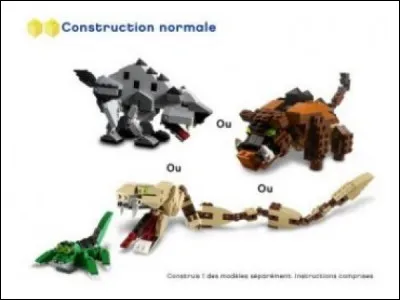 Identifie l'animal de droite et tu trouveras le personnage !