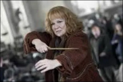 De quelle couleur sont les plumes sur le chapeau de la tante de Molly Weasley ?