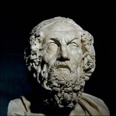 Poète grec du VIIIe siècle, auteur de l'Iliade et de l'Odyssée. C'est ...