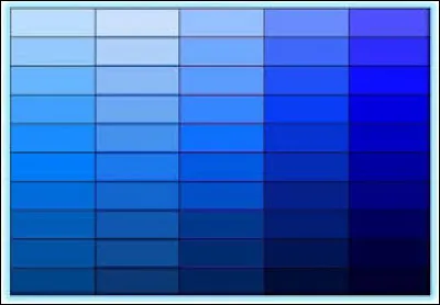 La couleur "bleue" se dit "azul" en allemand.