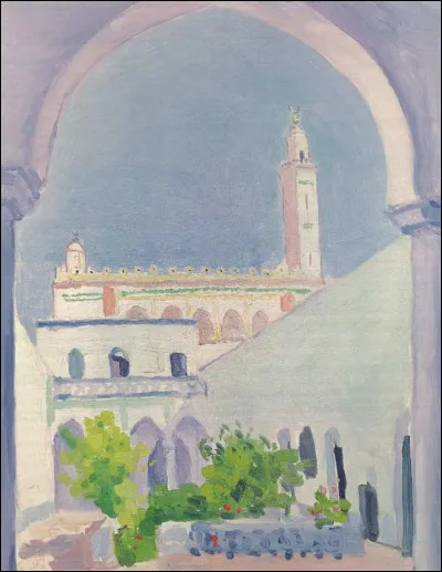 Qui a peint "Laghouat, mosquée" ?