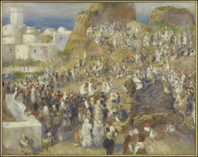 Qui a peint "La Mosquée, fête arabe" ?