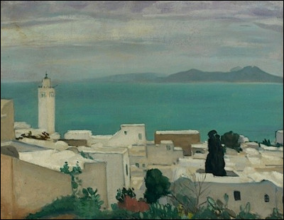 Qui a peint "La Ville et la mosquée" ?