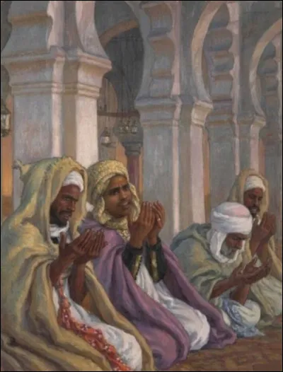 Qui a peint "La Prière dans la mosquée" ?