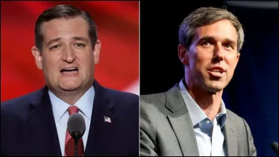 Lors des élections sénatoriales de 2018, lequel de ces candidats a été élu sénateur du Texas ?