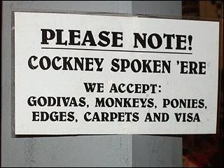 D'o est originaire l'argot cockney ?