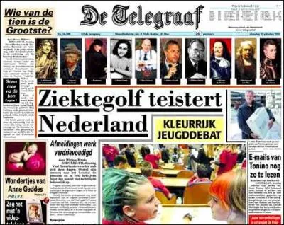 De quelle capitale europenne le journal De Telegraaf est-il ?