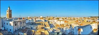 Lequel de ces pays se situe à l'ouest de la Tunisie ?