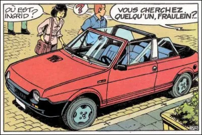 Dans un album de Yoko Tsuno apparaît cette décapotable des années 80. Quel est ce modèle ?