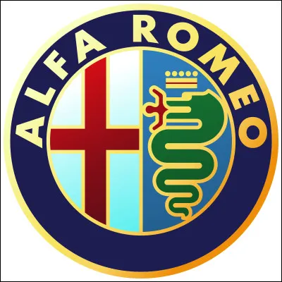 Dans le logo d'Alfa Romeo se trouvent un serpent et une croix rouge sur un fond blanc. Nous nous intéresserons à la croix rouge sur fond blanc. À quoi correspond-elle ?