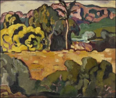 Qui a peint "Paysage du Midi au palmier" ?