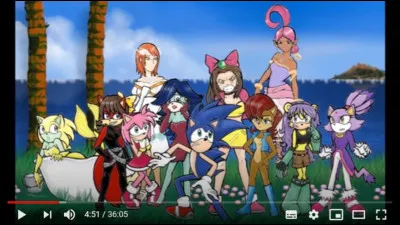 Sonic a eu beaucoup de petites amies,
mais qui lui a donné son premier baiser ?