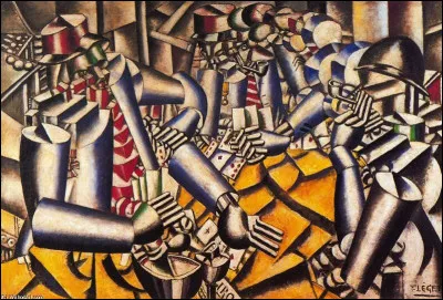 De quel événement s'inspire "La Partie de cartes" de Fernand Léger, 1917 ?