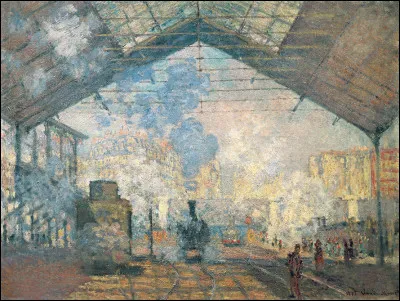 Quel événement a inspiré Claude Monet dans « La Gare Saint-Lazare », 1877 ?