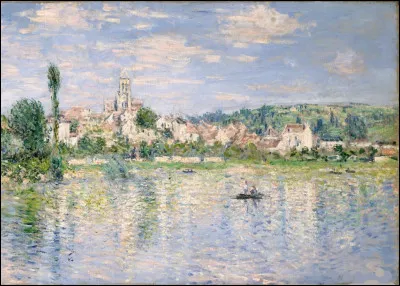 C'est "Vetheuil en &eacute;t&eacute;", peinture r&eacute;alis&eacute;e par l'artiste :