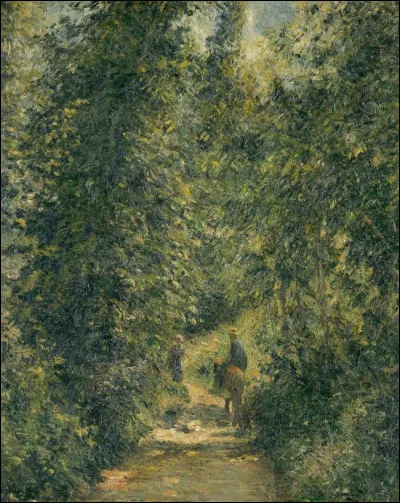 Qui a peint "Chemin en sous-bois, l'&eacute;t&eacute;" ?