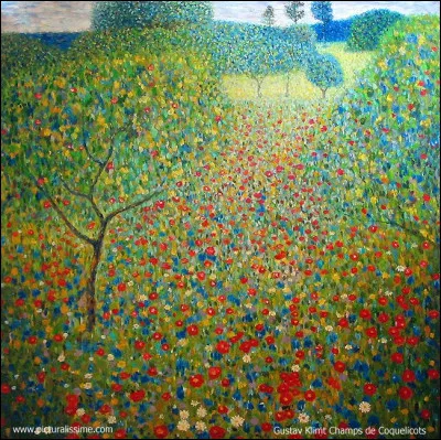 Qui a peint ce magnifique champ de coquelicots ?