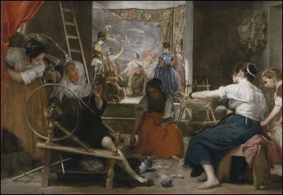 Quel peintre baroque espagnol du XVIIe a réalisé le tableau "Les Fileuses" ?