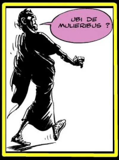 Ainsi, C&eacute;sar lui-m&ecirc;me, s'il n'est pas occup&eacute; &agrave; pondre ses propres citations, ne d&eacute;daigne pas les auteurs plus "pl&eacute;b&eacute;iens" ! [M&ecirc;me les noms apparaissent en V.O.]