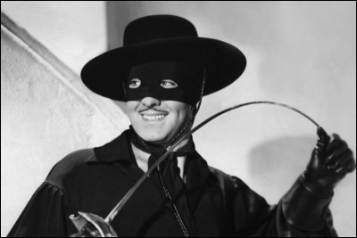 Qui est ce personnage de fiction, justicier masqué vêtu de noir ?