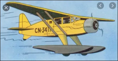 Où l'hydravion de Tintin se crashe-t-il ?