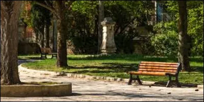 Elle ______ au parc pour promener le chien.