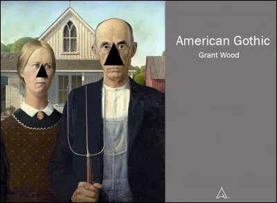 Voici une illustration parfaite de l'art tel qu'il était imaginé en Amérique dans les années 30. Quel est le titre donné à ce portrait de Grant Wood ?