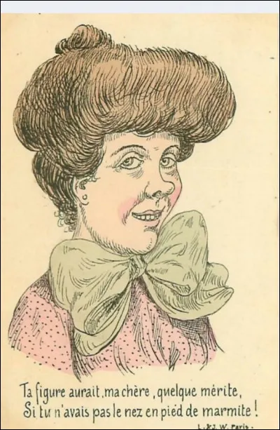 Je suis large et mon bout est retroussé. Je suis...