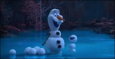 Olaf est un bonhomme de neige assez curieux qui aime les câlins. Comme tout les bonhommes de neige il a une carotte au lieu d'un nez "normal". Mais a-t-il toujours eu un nez ?