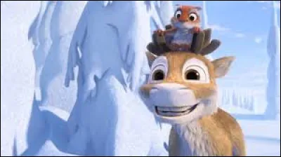 Souvent dans les dessins animés, les rennes ont souvent le nez rouge. mais celui-là fait exception. Comment s'appelle-t-il ?