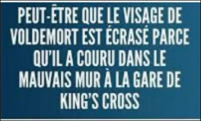 Quelle est la caractéristique de Voldemort, dans la saga d'Harry Potter ?