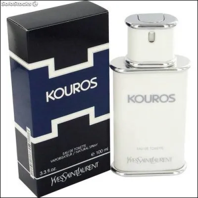 À qui s'adresse l'eau de toilette "Kouros" de Saint-Laurent dans laquelle l'illet, le jasmin et le géranium s'associent agréablement à la cannelle ?