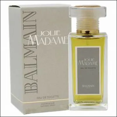 Marion Cotillard a une préférence pour Jolie Madame de Balmain ; pourriez-vous me rappeler le métier qu'elle exerce ?