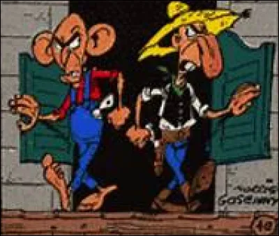 Quelle est cette famille de "Lucky Luke" avec un beau nez rouge ?