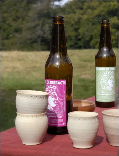 À base de quelle céréale était produite la fameuse bière gauloise, la cervoise ?