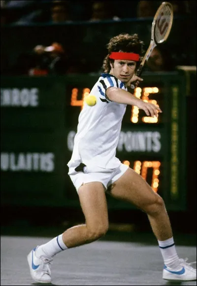 Quel joueur de tennis était surnommé "Super Brat" (Super sale gosse) ?