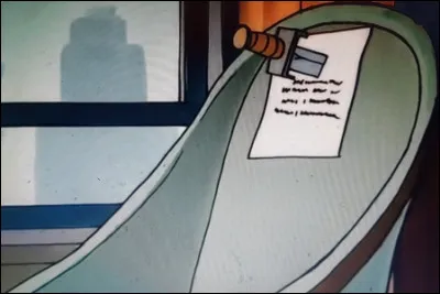 Bugsy a laissé un message dans la chambre de Tintin. Que disait-il ?
