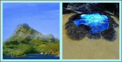 En quoi est faite la grotte de Mako ?