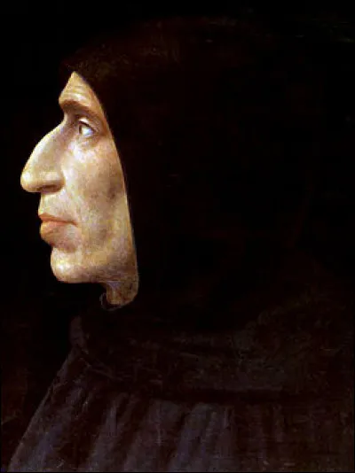 Qui est ce Jérôme, frère dominicain italien, prédicateur qui institua et dirigea la dictature théocratique de Florence de 1494 à 1498, pendu et brûlé en 1498 ?