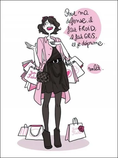 Elle nous raconte ses emplettes : il y avait tellement de choix ...