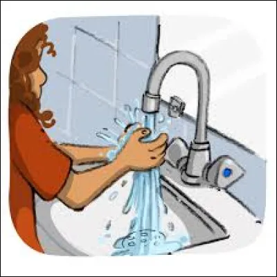 En résumé, quand j'ai les mains mouillées, je dois :