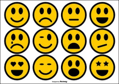 Et pour finir, Combien y a-t-il de smileys sur cette photo ? (tu peux les compter)