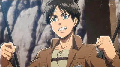 Lui, vous vous en souvenez. Normal, c'est Eren, le héros dans "L'Attaque des Titans".
Quel est son signe, qui l'aide à tenir bon ?