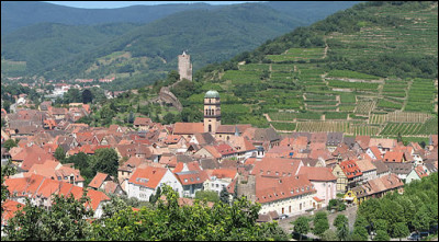 Petite ville de 2 700 habitants du département du Haut-Rhin, traversée par la Weiss, située à la limite des Vosges et de la plaine d'Alsace :