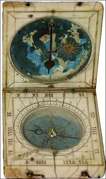 Les Romains possdaient des cadrans solaires de poche pour consulter l'heure.