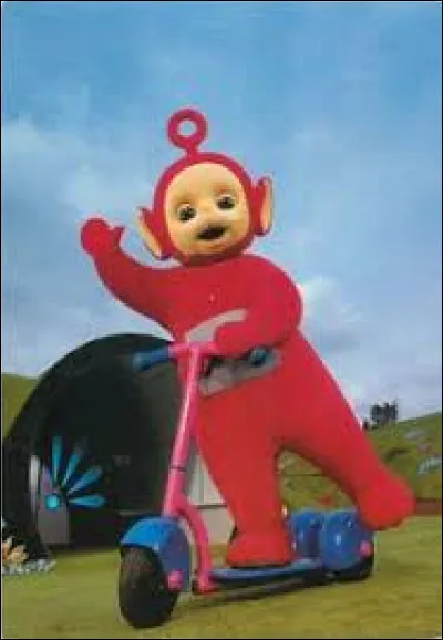 Dans les "Télétubbies ", quel personnage possède une trottinette bleue et rose ?