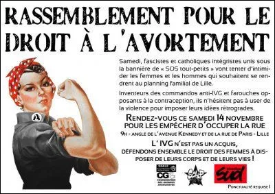 "Le temps n'est pas loin en France où nous connaîtrons ces avortoirs' [...]  où s'entassent des cadavres de petits d'hommes." (Jean Foyer)