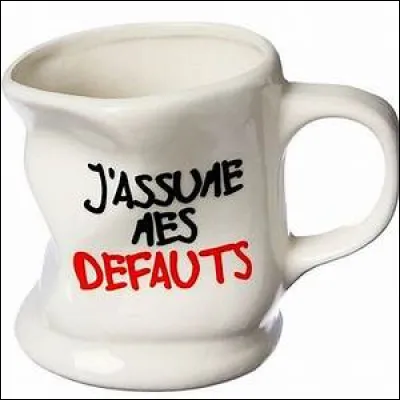 Quel est ton plus grand d&eacute;faut ?