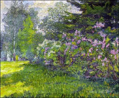 Qui a peint "Lilas dans le parc" ?