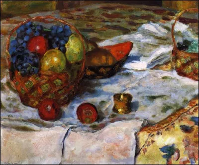 Qui est l'auteur de cette "Nature morte avec terre cuite" ?